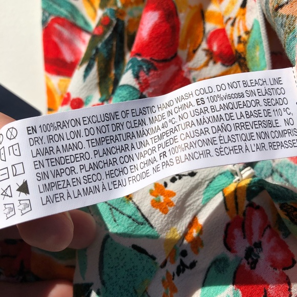 NWT Forever 21 Floral Mini Dress Size L - Picture 11 of 11